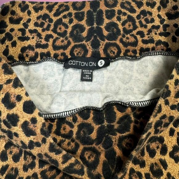 leopard print mini skirt🎀 - Picture 6 of 7
